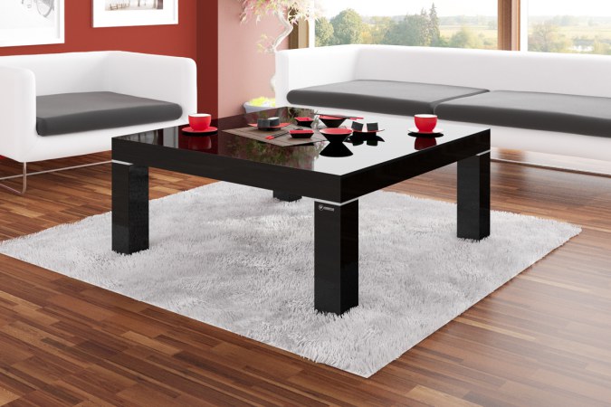 MONACO KW 80 coffee table (high gloss/wood-like decor)